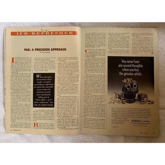 Private Pilot Aviation Magazine May 1994 Flight Aircraft Omega Aerobatics Flying - Picture 4 of 8